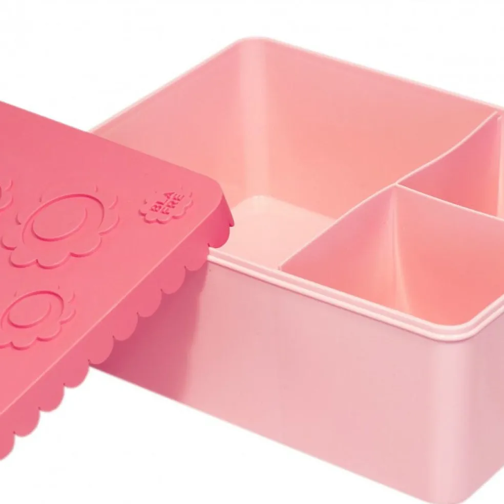 Blafre Brotdose Rosa mit Fächer