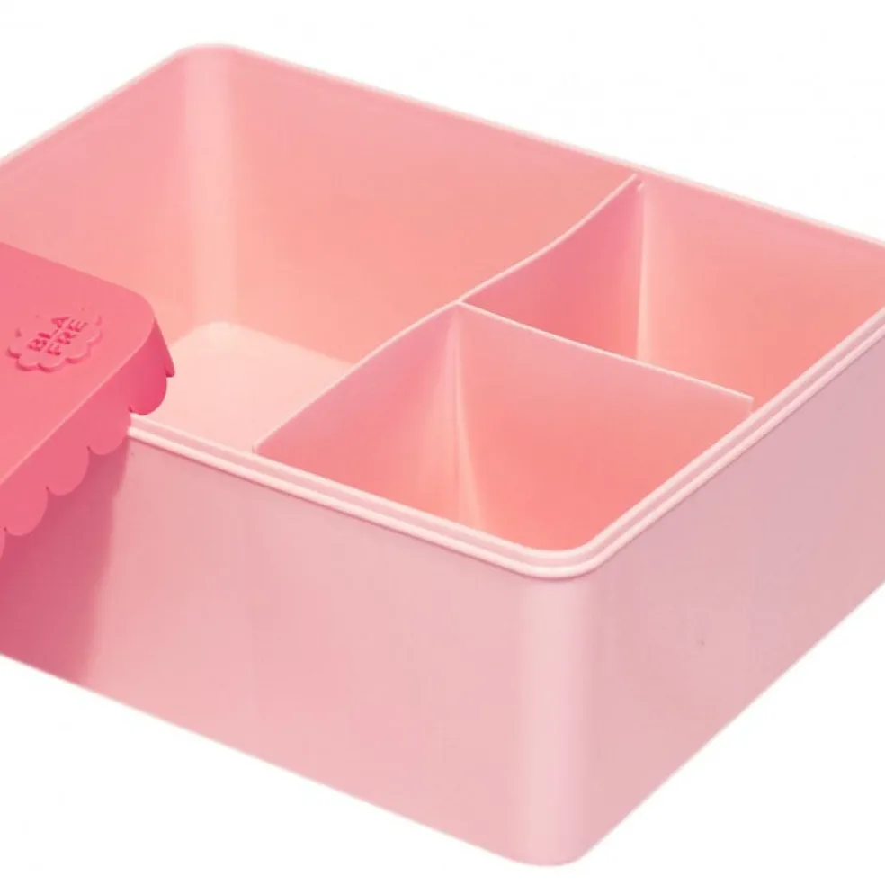 Blafre Brotdose Rosa mit Fächer