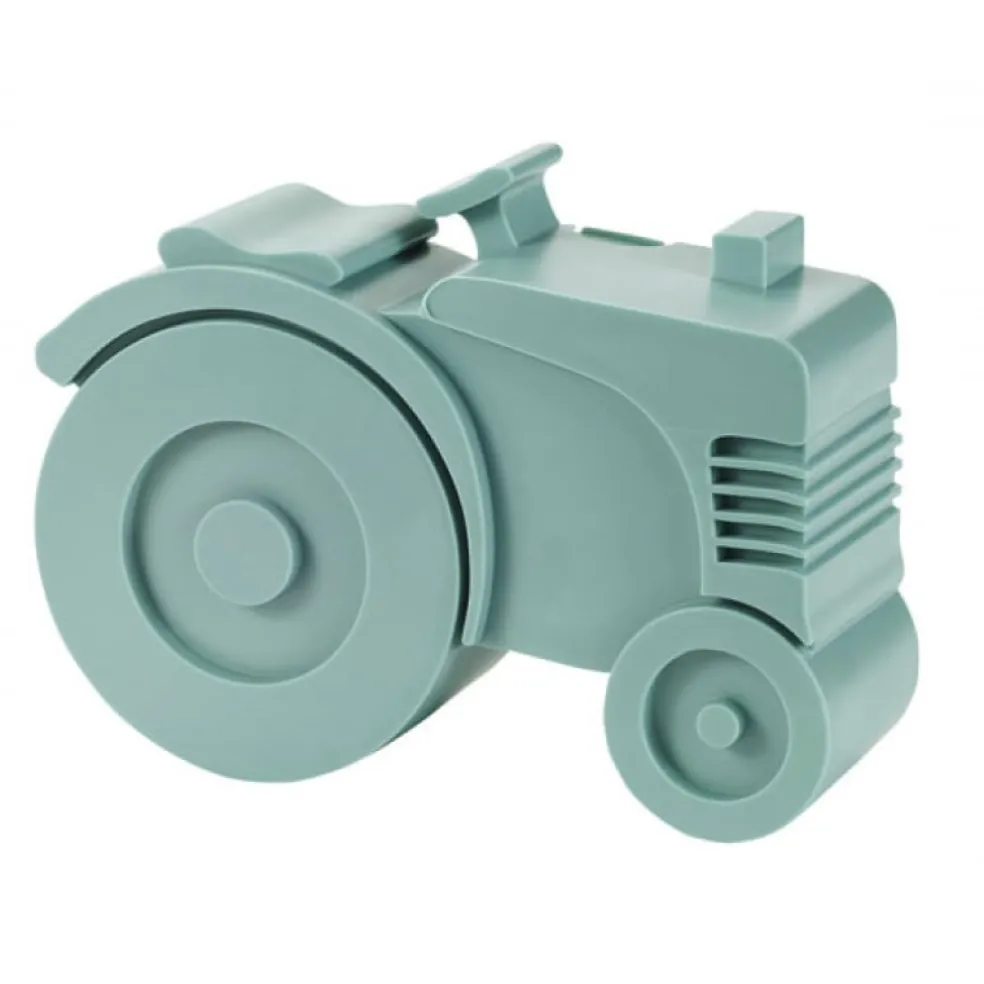 Blafre Brotdose Traktor Blau mit Fächer