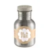 Blafre Trinkflasche 300 ml Grau aus Edelstahl