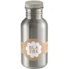 Blafre Trinkflasche 500 ml Grau aus Edelstahl