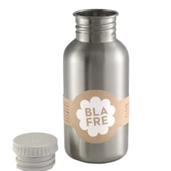 Blafre Trinkflasche 500 ml Grau aus Edelstahl