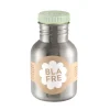 Blafre Trinkflasche 300 ml Hellgrün aus Edelstahl
