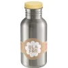 Blafre Trinkflasche 500 ml Hellgelb aus Edelstahl