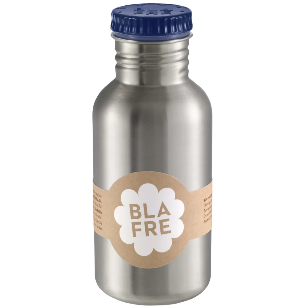 Blafre Trinkflasche 500 ml Navy aus Edelstahl