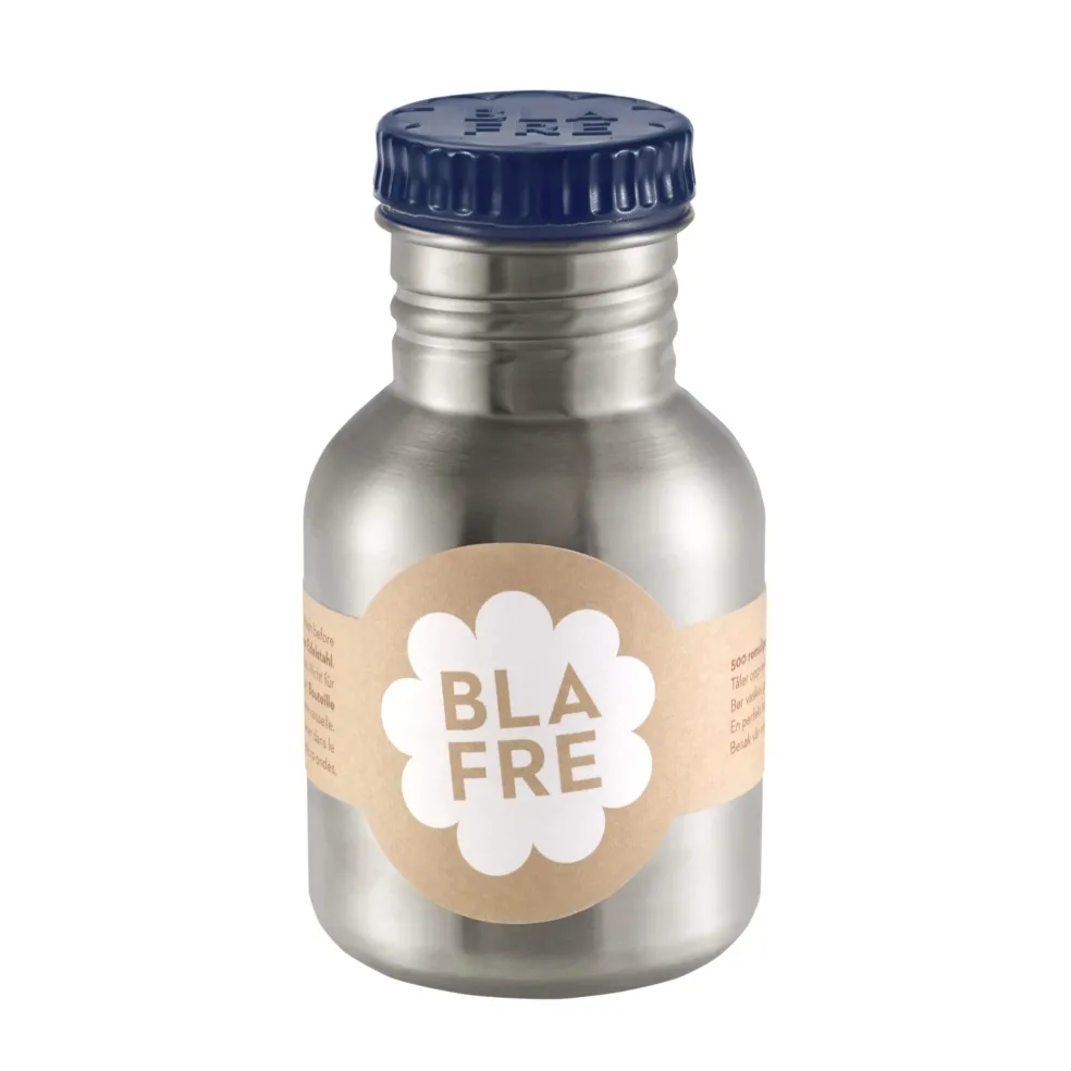 Blafre Trinkflasche 300 ml Navy aus Edelstahl
