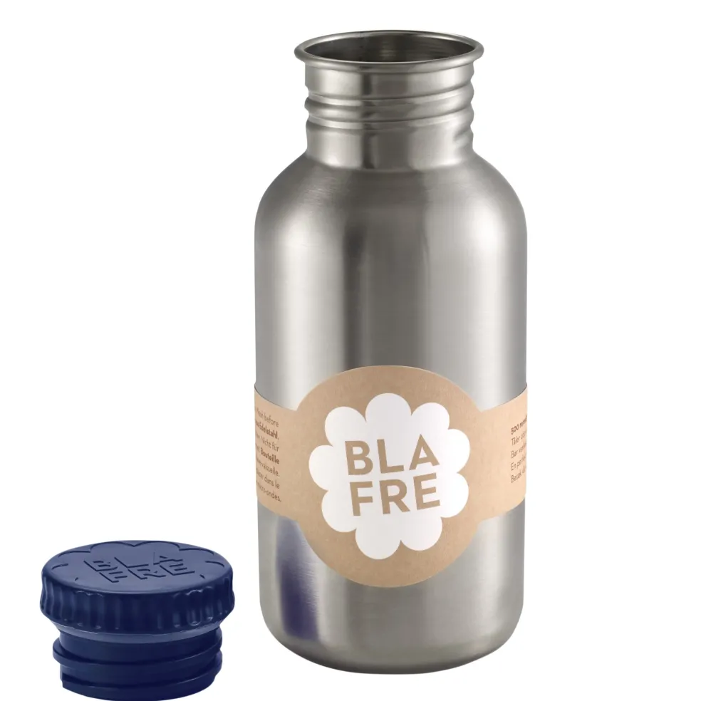 Blafre Trinkflasche 500 ml Navy aus Edelstahl