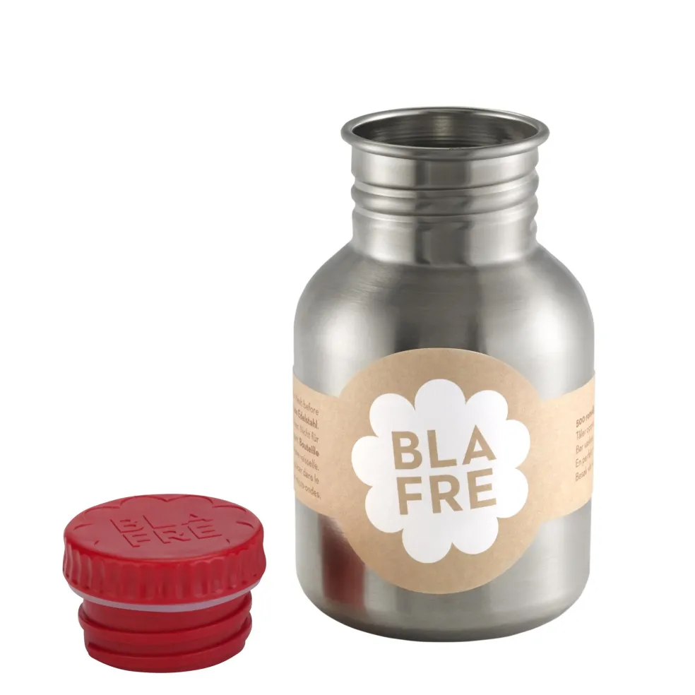 Blafre Trinkflasche 300 ml Rot aus Edelstahl