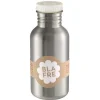 Blafre Trinkflasche 500 ml Weiß aus Edelstahl