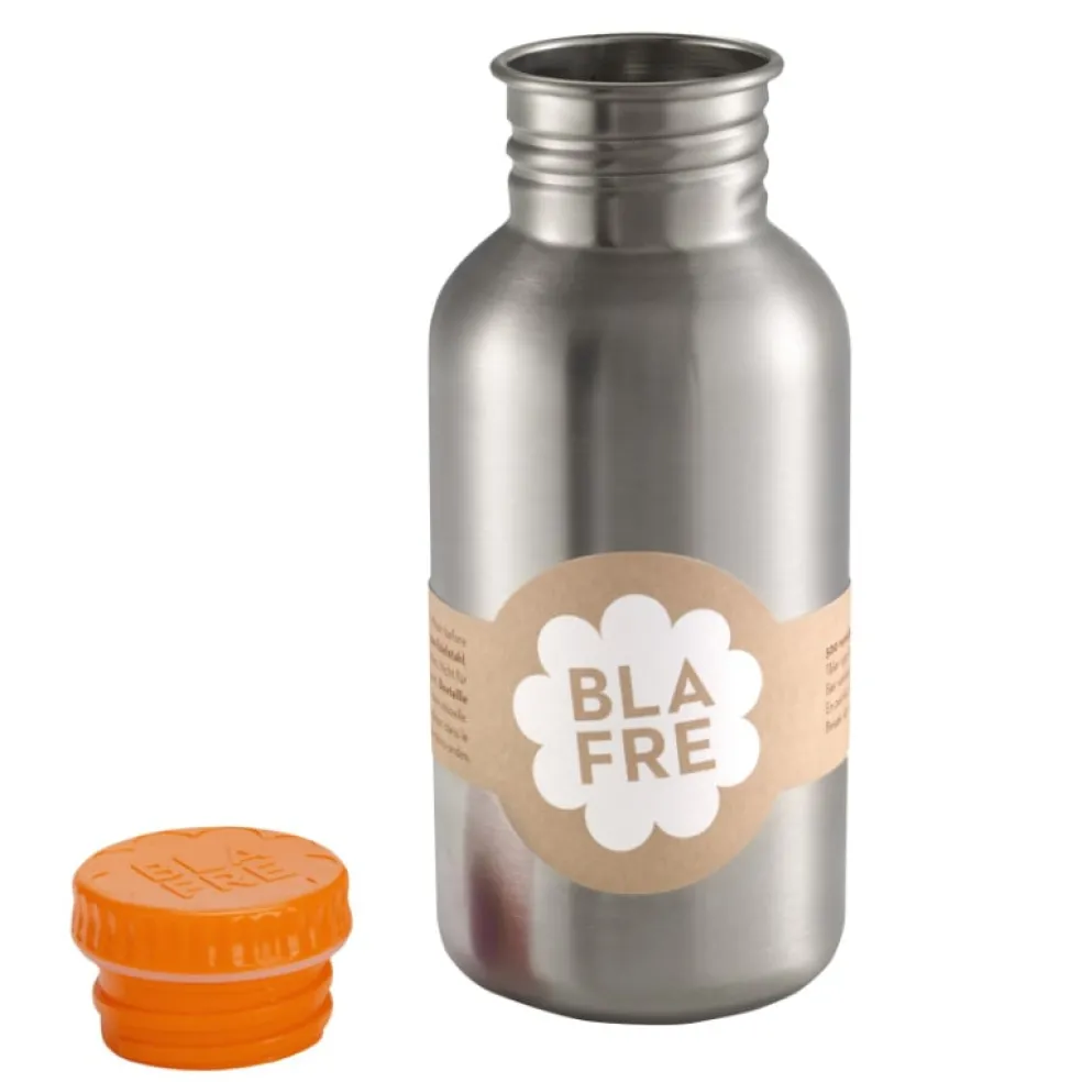Blafre Trinkflasche Orange 500 ml Edelstahl