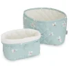 Cam Cam Copenhagen Aufbewahrungskörbe Windflower Blau 2er Set
