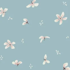 Cam Cam Copenhagen Babynest Windflower Blau