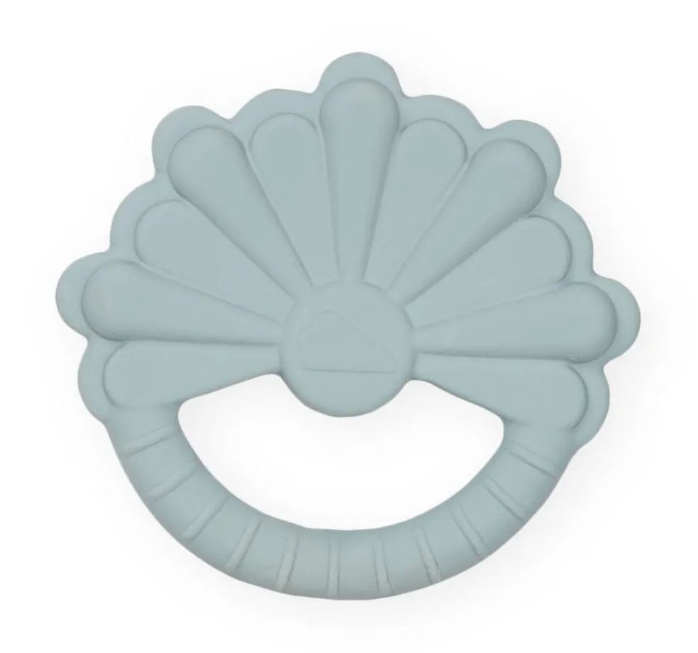 Cam Cam Copenhagen Beißring Blume Petrol Blau