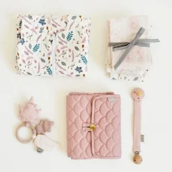 Cam Cam Copenhagen Mulltücher Pressed Leaves Rose 2er-Pack