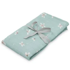 Cam Cam Copenhagen Mulltuch Windflower Blau 120 x 120 cm