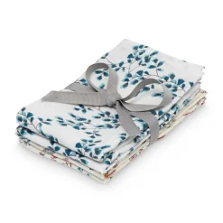 Cam Cam Copenhagen Spucktücher Fiori & Pressed Leaves 4er Pack