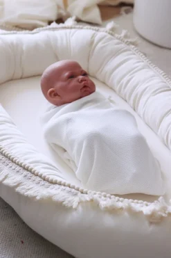 Cotton & Sweets Babynest Boho Vanilla-Creme