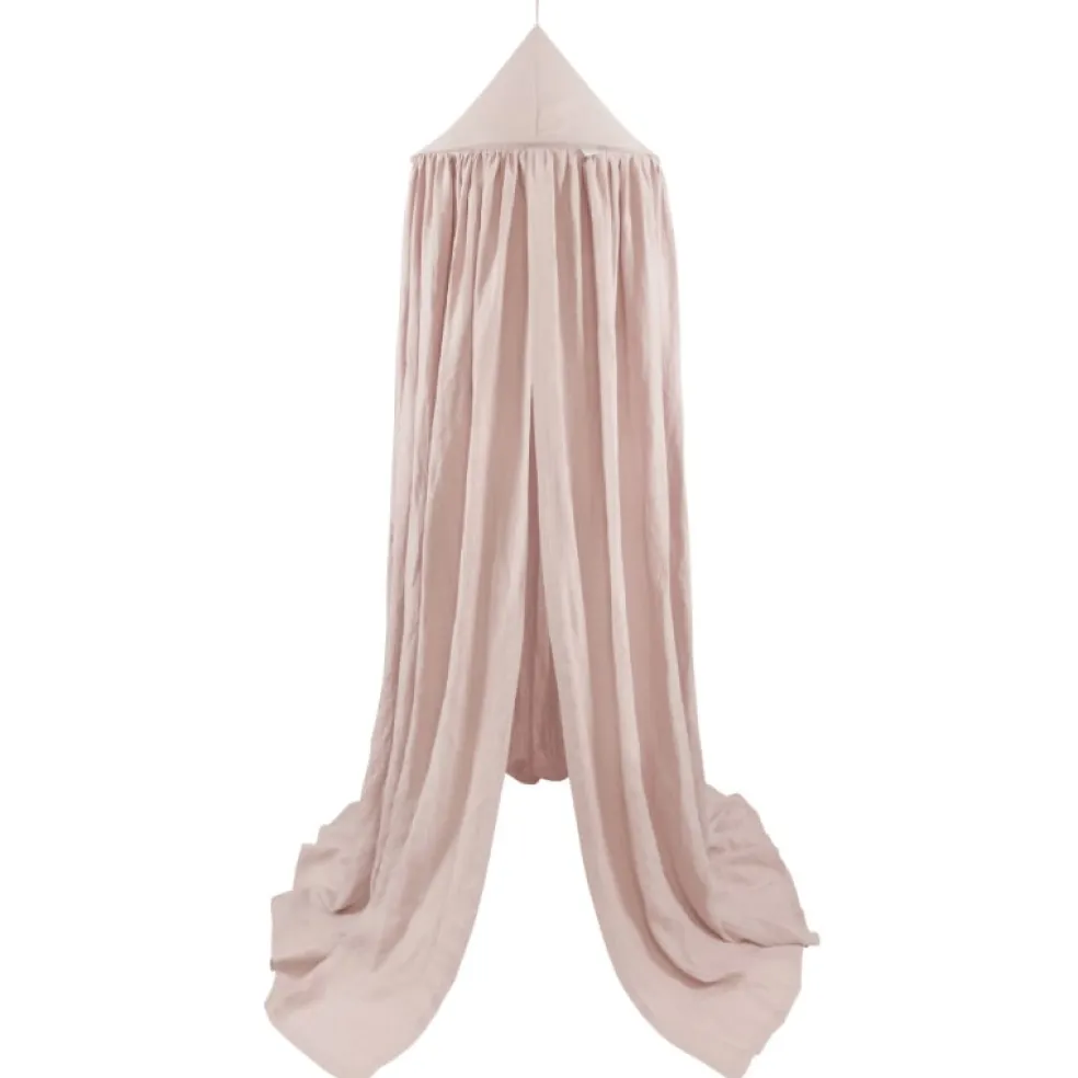Cotton & Sweets Betthimmel Powder Pink Leinen