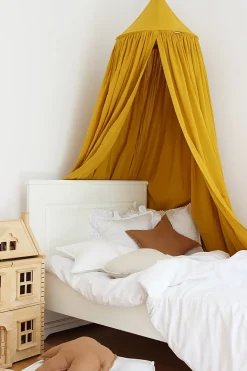 Cotton & Sweets Betthimmel Soft Baumwolle Mustard Gelb