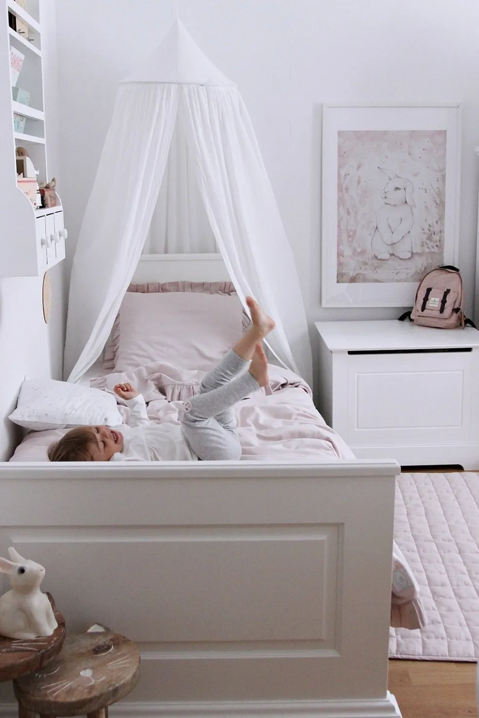 Cotton & Sweets Betthimmel Soft Baumwolle Weiß
