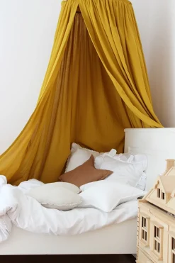 Cotton & Sweets Betthimmel Soft Baumwolle Mustard Gelb