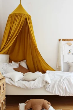 Cotton & Sweets Betthimmel Soft Baumwolle Mustard Gelb