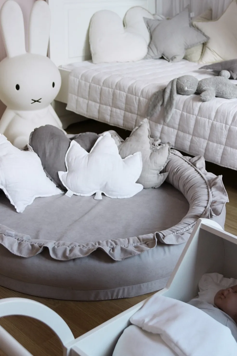 Cotton & Sweets Junior Nest Basic Hellgrau