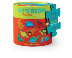 Crocodile Creek Puzzels 10 Puzzles Dino Let's Begin 2 Jahre+