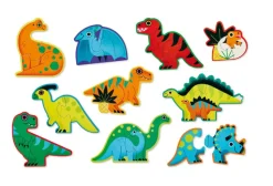 Crocodile Creek Puzzels 10 Puzzles Dino Let's Begin 2 Jahre+