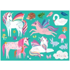 Crocodile Creek Puzzels Ausmal-Poster Unicorn & Sticker