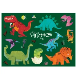 Crocodile Creek Puzzels Ausmal-Poster Dinosaurier & Sticker