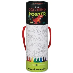 Crocodile Creek Puzzels Ausmal-Poster Dinosaurier & Sticker
