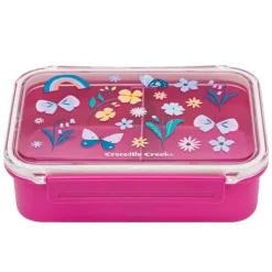 Crocodile Creek Puzzels Brotdose mit Fächern Garden Rosa