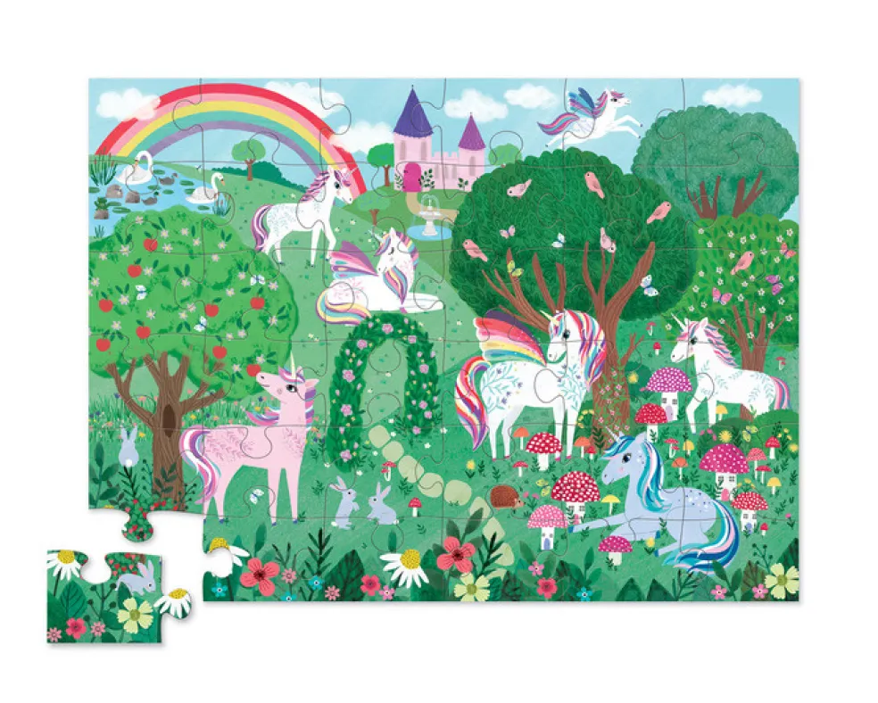 Crocodile Creek Puzzels Bodenpuzzle Einhorn 36 Teile 3 Jahre+