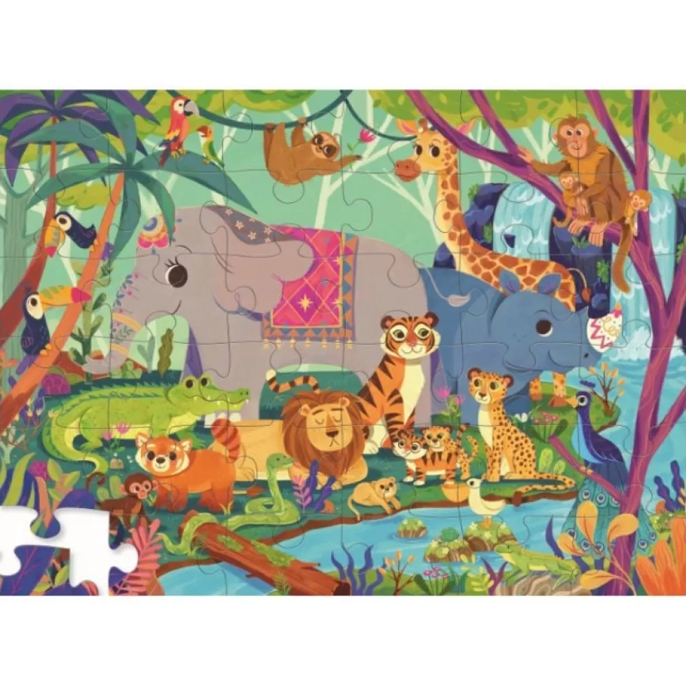 Crocodile Creek Puzzels Bodenpuzzle In The Jungle 36 Teile 3 Jahre+