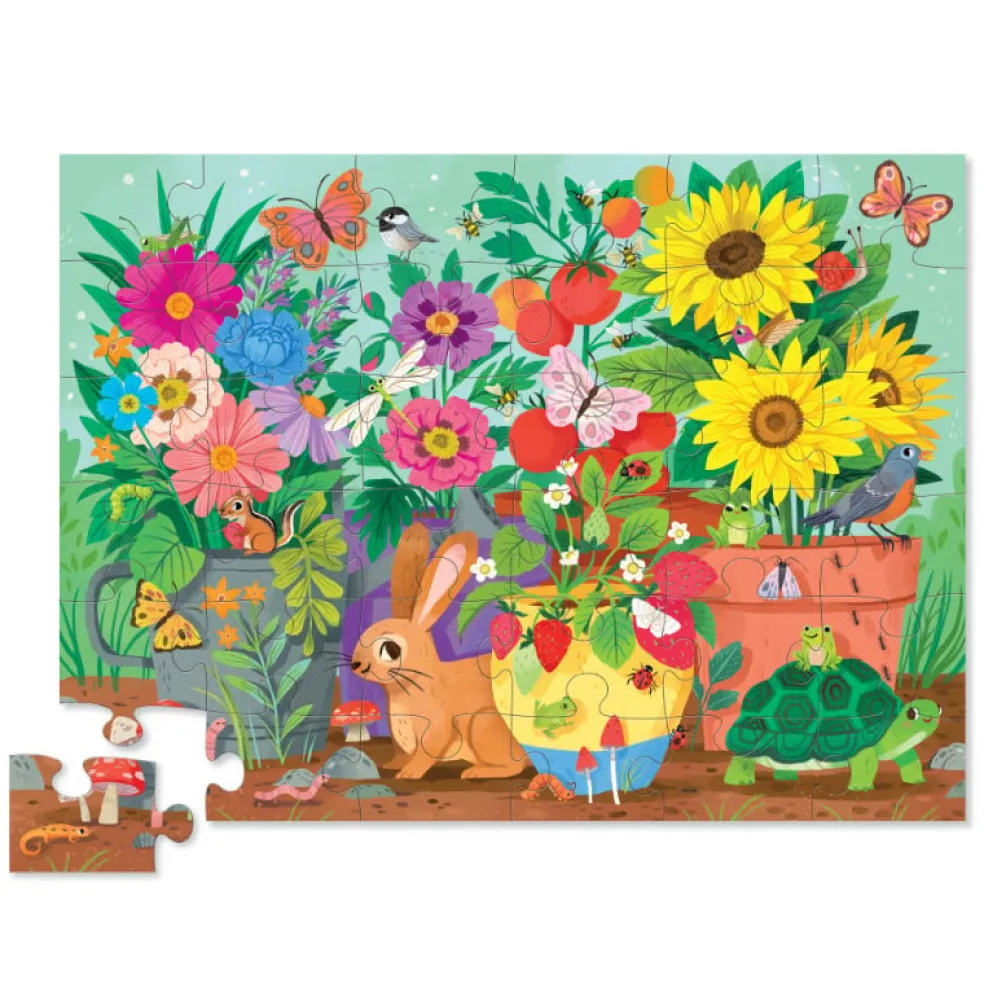 Crocodile Creek Puzzels Bodenpuzzle Garden Friends 36 Teile 3 Jahre+