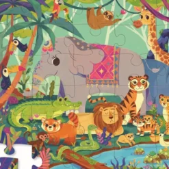 Crocodile Creek Puzzels Bodenpuzzle In The Jungle 36 Teile 3 Jahre+