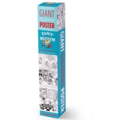 Crocodile Creek Puzzels Giant Ausmal-Poster Kunstmuseum