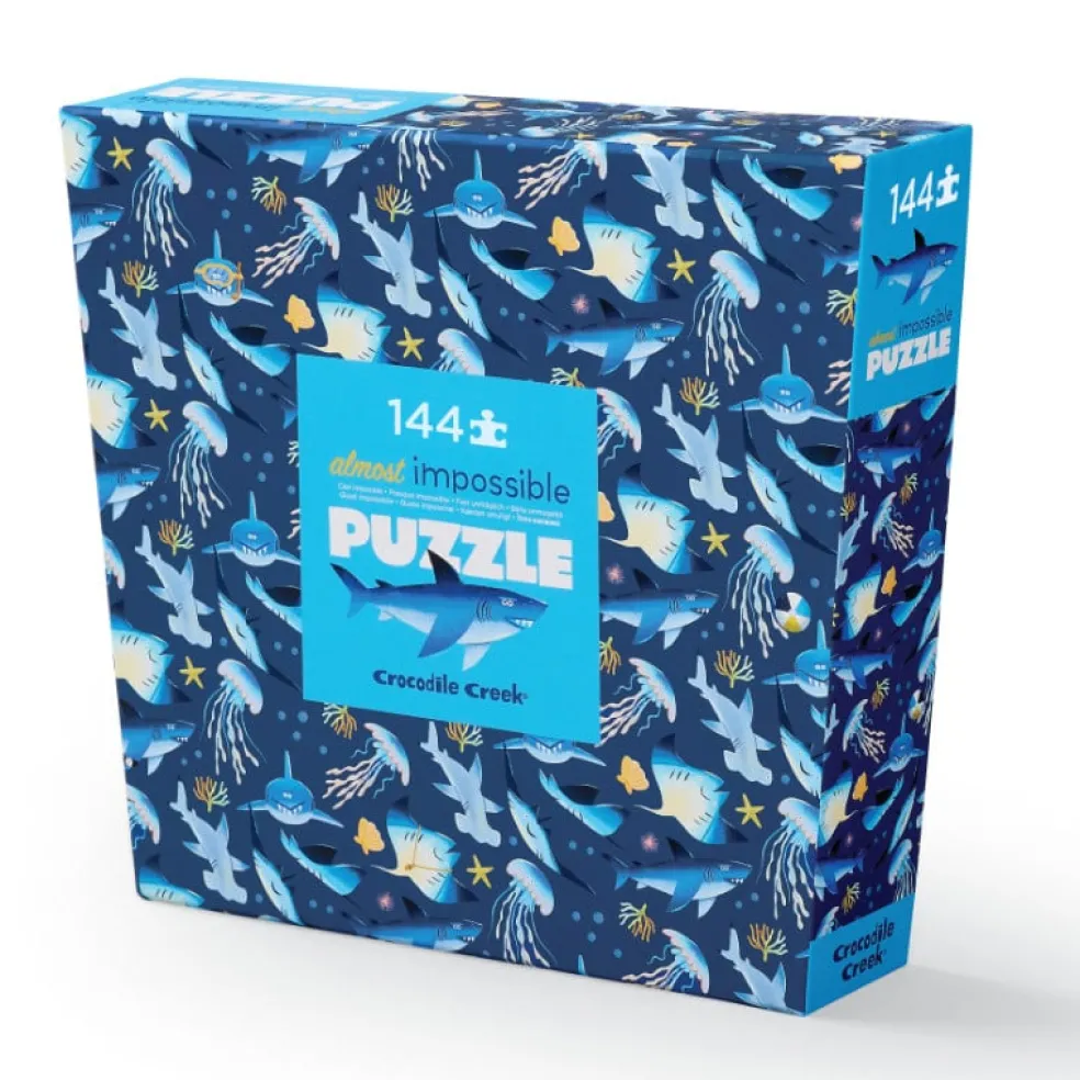 Crocodile Creek Puzzels Impossible Puzzle Haie 144 Teile 8 Jahre+