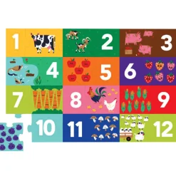 Crocodile Creek Puzzels Jumbo Bodenpuzzle Zählen lernen 36 Teile 3 Jahre+