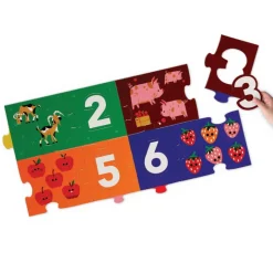 Crocodile Creek Puzzels Jumbo Bodenpuzzle Zählen lernen 36 Teile 3 Jahre+