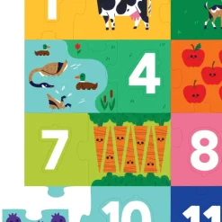 Crocodile Creek Puzzels Jumbo Bodenpuzzle Zählen lernen 36 Teile 3 Jahre+
