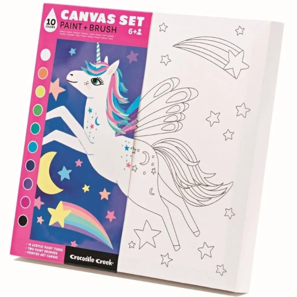 Crocodile Creek Puzzels Leinwand Malen Unicorn