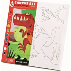 Crocodile Creek Puzzels Leinwand Malen Dinosaurier