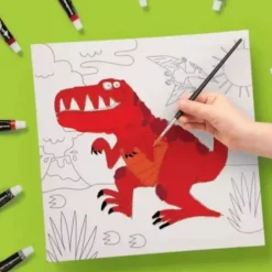 Crocodile Creek Puzzels Leinwand Malen Dinosaurier
