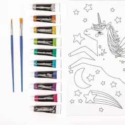Crocodile Creek Puzzels Leinwand Malen Unicorn