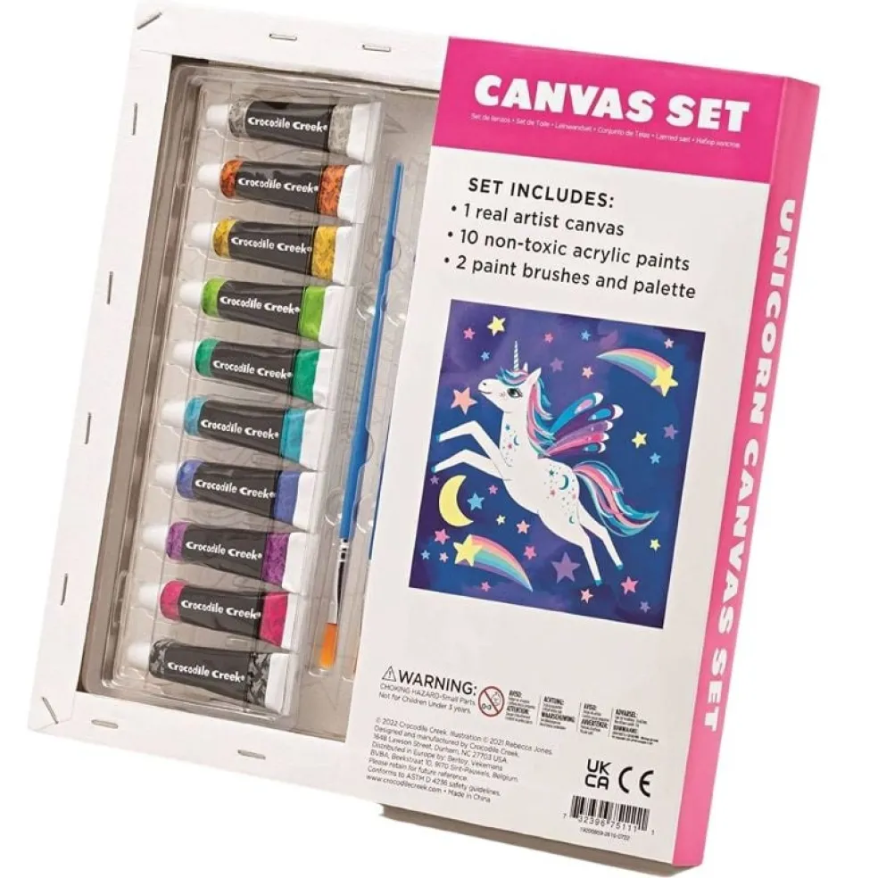 Crocodile Creek Puzzels Leinwand Malen Unicorn