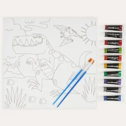 Crocodile Creek Puzzels Leinwand Malen Dinosaurier