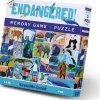 Crocodile Creek Puzzels Memo-Spiel & Puzzle Endangered 48 tlg.
