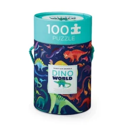 Crocodile Creek Puzzels Puzzle Dino World 100 Teile 5 Jahre+